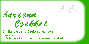 adrienn czekkel business card